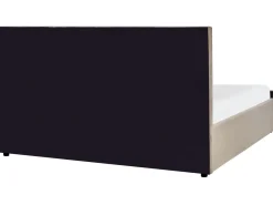 Letto contenitore Velluto AMIENS 180 x 200 cm Tortora