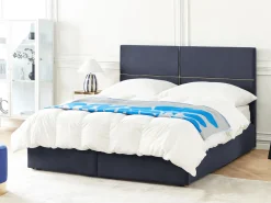Letto contenitore Velluto VERNOYES 180 x 200 cm Nero