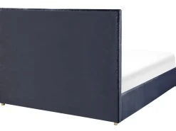 Letto contenitore Velluto VERNOYES 180 x 200 cm Nero