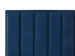 Letto contenitore Velluto SEZANNE 180 x 200 cm Blu marino