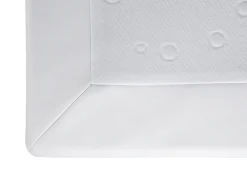 Letto Continentale Pelle sintetica PRESIDENT 160 x 200 cm Nero/Bianco