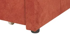 Letto da giorno con contenitore Tessuto VITTEL 90 x 200 cm Rosso