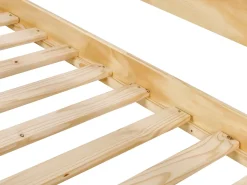 Letto da giorno con contenitore Legno di pino ROYVILLE 90 x 200 cm Marrone chiaro
