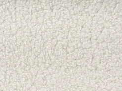 Letto estraibile Bouclé ALBIAC 90 x 200 cm Bianco