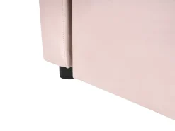 Letto estraibile Velluto CHAVONNE 90 x 200 cm Rosa