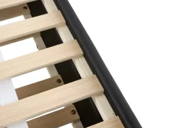Letto estraibile Velluto CHAVONNE 90 x 200 cm Nero