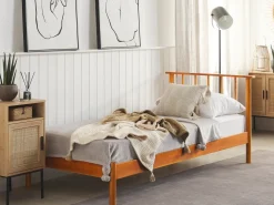 Letto Legno di pino BARRET 90 x 200 cm Marrone