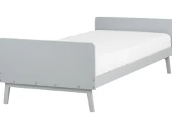 Letto Legno di pino BONNAC 90 x 200 cm Grigio