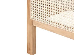 Letto Legno di pino SALERNAS 180 x 200 cm Marrone chiaro