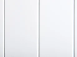 Letto matrimoniale alto con scrivania Legno di pino FOUCAMONT 90 x 200 cm Bianco