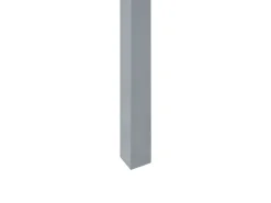 Letto matrimoniale alto con scrivania Legno di pino FOUCAMONT 90 x 200 cm Grigio