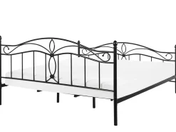 Letto Metallo ANTLIA 180 x 200 cm Nero