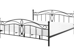 Letto Metallo ANTLIA 180 x 200 cm Nero