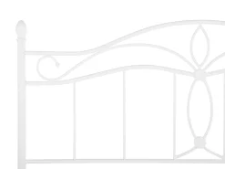 Letto Metallo ANTLIA 160 x 200 cm Bianco
