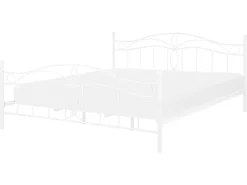 Letto Metallo ANTLIA 160 x 200 cm Bianco