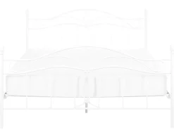 Letto Metallo ANTLIA 160 x 200 cm Bianco