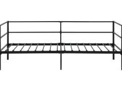 Letto Metallo BATTUT 90 x 200 cm Nero