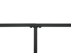 Letto Metallo BATTUT 90 x 200 cm Nero