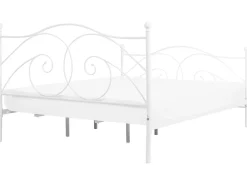 Letto Metallo DINARD 180 x 200 cm Bianco