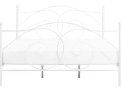 Letto Metallo DINARD 180 x 200 cm Bianco