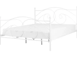 Letto Metallo DINARD 180 x 200 cm Bianco