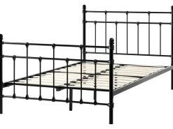 Letto Metallo LYNX 120 x 200 cm Nero