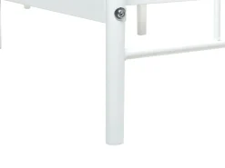 Letto Metallo MAURESSAC 160 x 200 cm Bianco