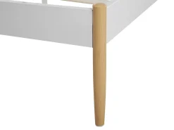 Letto Metallo MAURS 180 x 200 cm Bianco