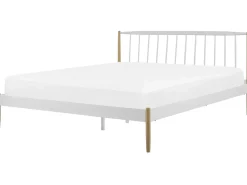 Letto Metallo MAURS 180 x 200 cm Bianco
