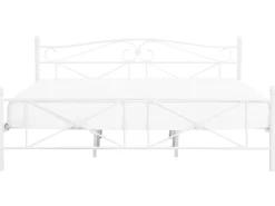 Letto Metallo RODEZ 180 x 200 cm Bianco