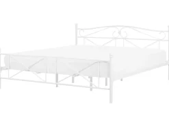 Letto Metallo RODEZ 180 x 200 cm Bianco