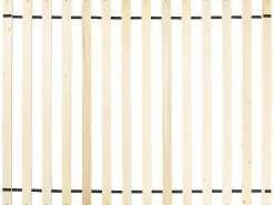 Letto Pelle sintetica LIMANTON 140 x 200 cm Marrone dorato