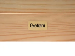 Letto per bambini Casa Legno di pino ORGEVAL 90 x 200 cm con contenitore Marrone chiaro