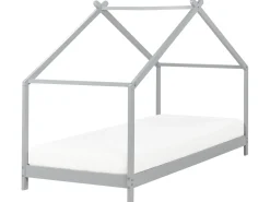 Letto per bambini Casa Legno di pino ORLU 90 x 200 cm Grigio