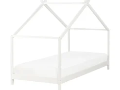 Letto per bambini Casa Legno di pino ORLU 90 x 200 cm Bianco
