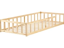 Letto per bambini Legno di pino MEYMAC 90 x 200 cm Marrone chiaro
