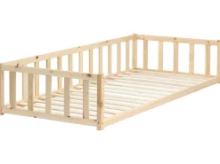 Letto per bambini Legno di pino AURIBEAU 90 x 200 cm Marrone chiaro