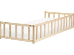 Letto per bambini Legno di pino AURIBEAU 90 x 200 cm Marrone chiaro