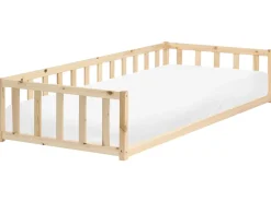 Letto per bambini Legno di pino AURIBEAU 90 x 200 cm Marrone chiaro