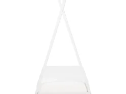 Letto per bambini Tenda Tipi Legno di pino SAURAT 90 x 200 cm Bianco