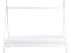 Letto per bambini Tenda Tipi Legno di pino DEVAY 90 x 200 cm Bianco