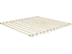 Letto Rattan BOUSSICOURT 180 x 200 cm Marrone chiaro
