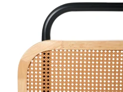 Letto Rattan BOUSSICOURT 180 x 200 cm Marrone chiaro