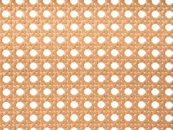 Letto Rattan BOUSSICOURT 180 x 200 cm Marrone chiaro