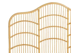 Letto Rattan DOMEYROT 180 x 200 cm Marrone chiaro