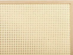 Letto Rattan MONPAZIER 180 x 200 cm Marrone chiaro