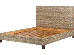 Letto Rattan SALBRIS 180 x 200 cm Naturale