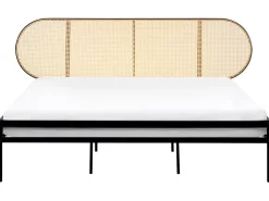 Letto Rattan sintetico (PE) BOULIN 180 x 200 cm Nero