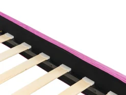 Letto Velluto FITOU 90 x 200 cm Fucsia