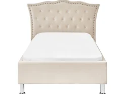 Letto Velluto METZ 90 x 200 cm Beige